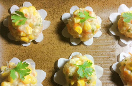 Các bước làm món Bánh ngô hấp chay 1407547628 2 Các bước làm món Bánh ngô hấp chay