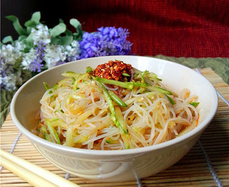 Các bước làm món Bún trộn dưa leo 9 89331 Các bước làm món Bún trộn dưa leo