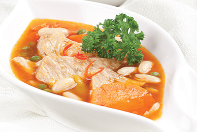 Các bước làm món Sườn chay nấu đậu Suon chay nau dau c Các bước làm món Sườn chay nấu đậu