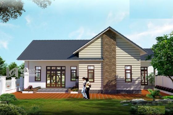 Xem qua các mẫu nhà cấp 4 đẹp ở nông thôn việt nam trang tri hai hoa voi cac mau nha cap 4 dep o nong thon viet nam m5 Xem qua các mẫu nhà cấp 4 đẹp ở nông thôn việt nam