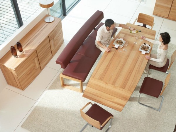 banan290814 15 600x449 Thiết kế bàn ăn mở rộng – Món nội thất kì diệu cho mọi không gian