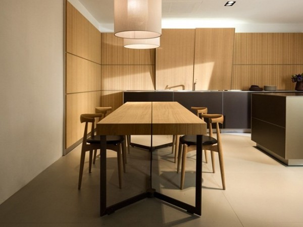 banan290814 8 600x450 Thiết kế bàn ăn mở rộng – Món nội thất kì diệu cho mọi không gian