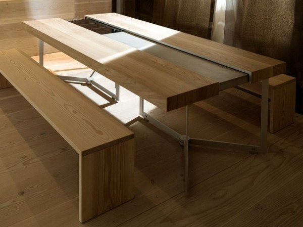banan290814 9 600x449 Thiết kế bàn ăn mở rộng – Món nội thất kì diệu cho mọi không gian