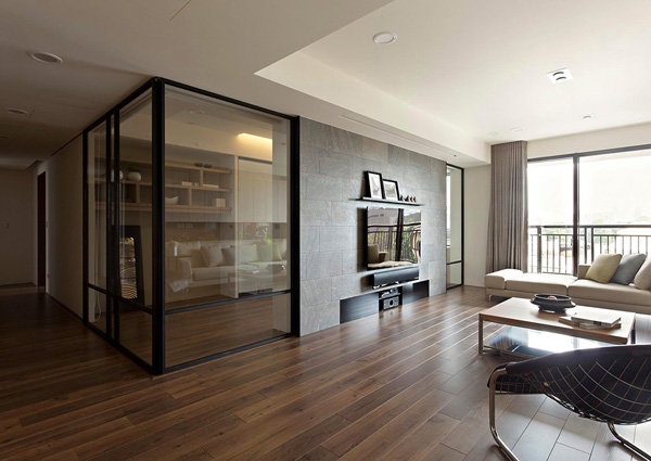 Nội thất căn hộ đầy phong cách với vách kính linh hoạt Breezy Apartment Nội thất căn hộ đầy phong cách với vách kính linh hoạt