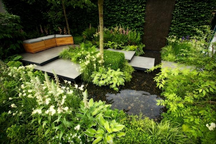 Bài trí hồ nước nhỏ xu hướng mới cho sân vườn hiện đại Bài trí hồ nước nhỏ xu hướng mới cho sân vườn hiện đại