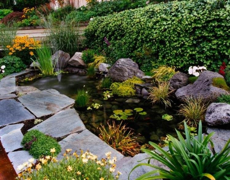 Bài trí hồ nước nhỏ xu hướng mới cho sân vườn hiện đại Bài trí hồ nước nhỏ xu hướng mới cho sân vườn hiện đại