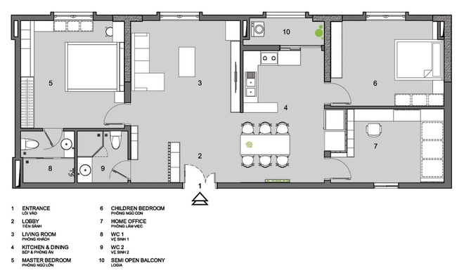 Cải tạo căn hộ 120 m2 ở Hà Nội với 400 triệu đồng TY3 1445216684 660x0 Cải tạo căn hộ 120 m2 ở Hà Nội với 400 triệu đồng